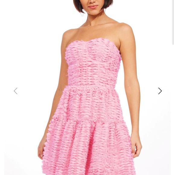 Cossette Dress - Souffle in Rhubarb - Picture 1 of 8